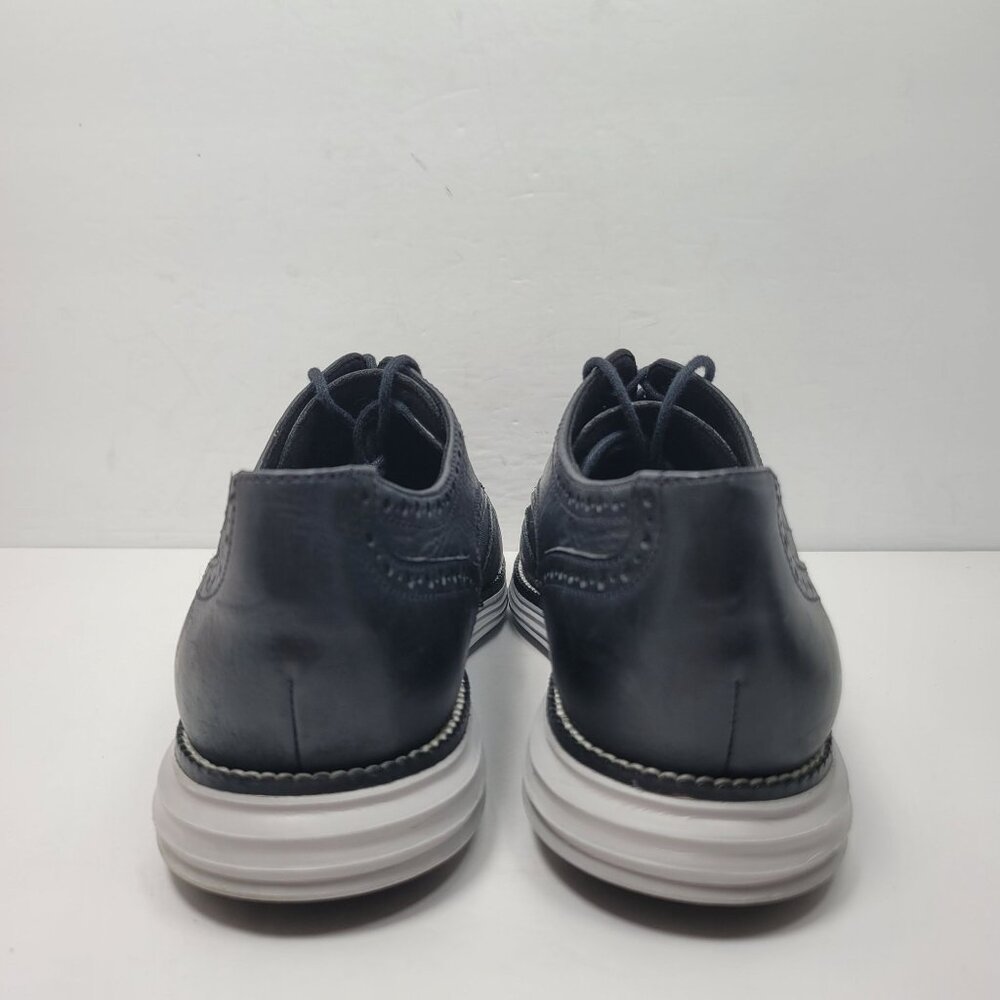 Cole Haan Original Grand Men's Black Wingtip Oxfords Shoes C23404 US Size 10M - Picture 6 of 10
